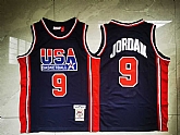 USA Basketball 1992 Dream Team 9 Michael Jordan Navy Jersey,baseball caps,new era cap wholesale,wholesale hats